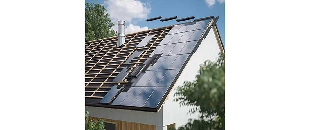 Bild von Solarziegeldach von Creaton