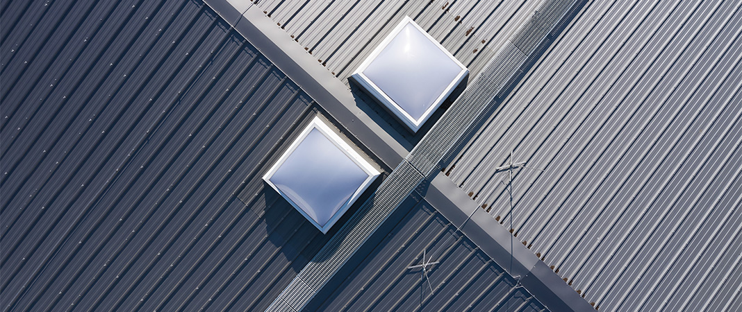 Bild von dach mit Sandwichplatten