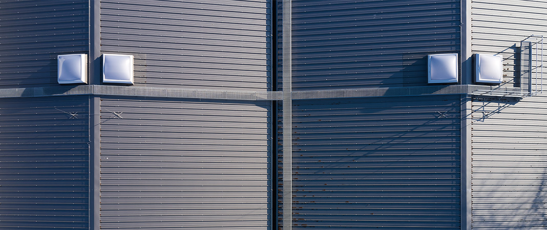 Bild von Dach mit Sandwichplatten