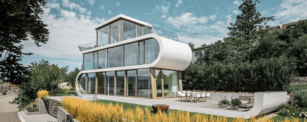 Das futuristische Flexhouse am Zürichsee