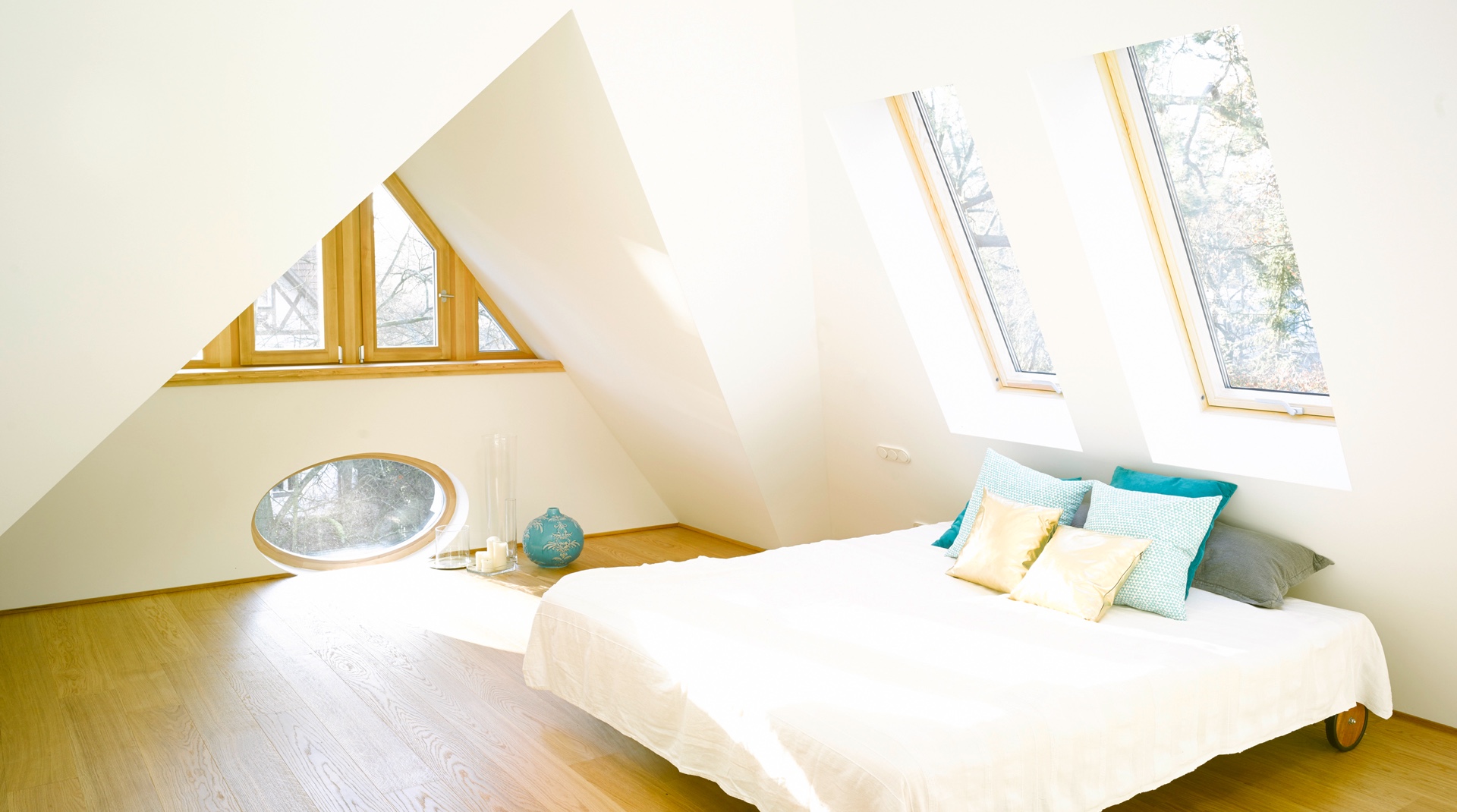Gründerzeitvilla mit Dacherweiterung: das Schlafzimmer