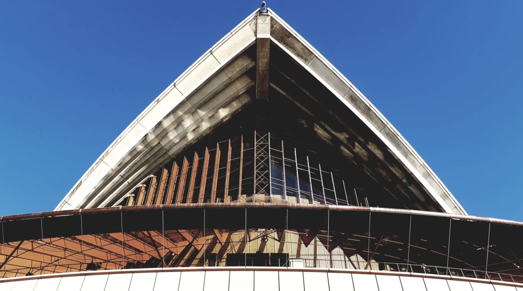 Frontansicht des Daches der Oper in Sydney