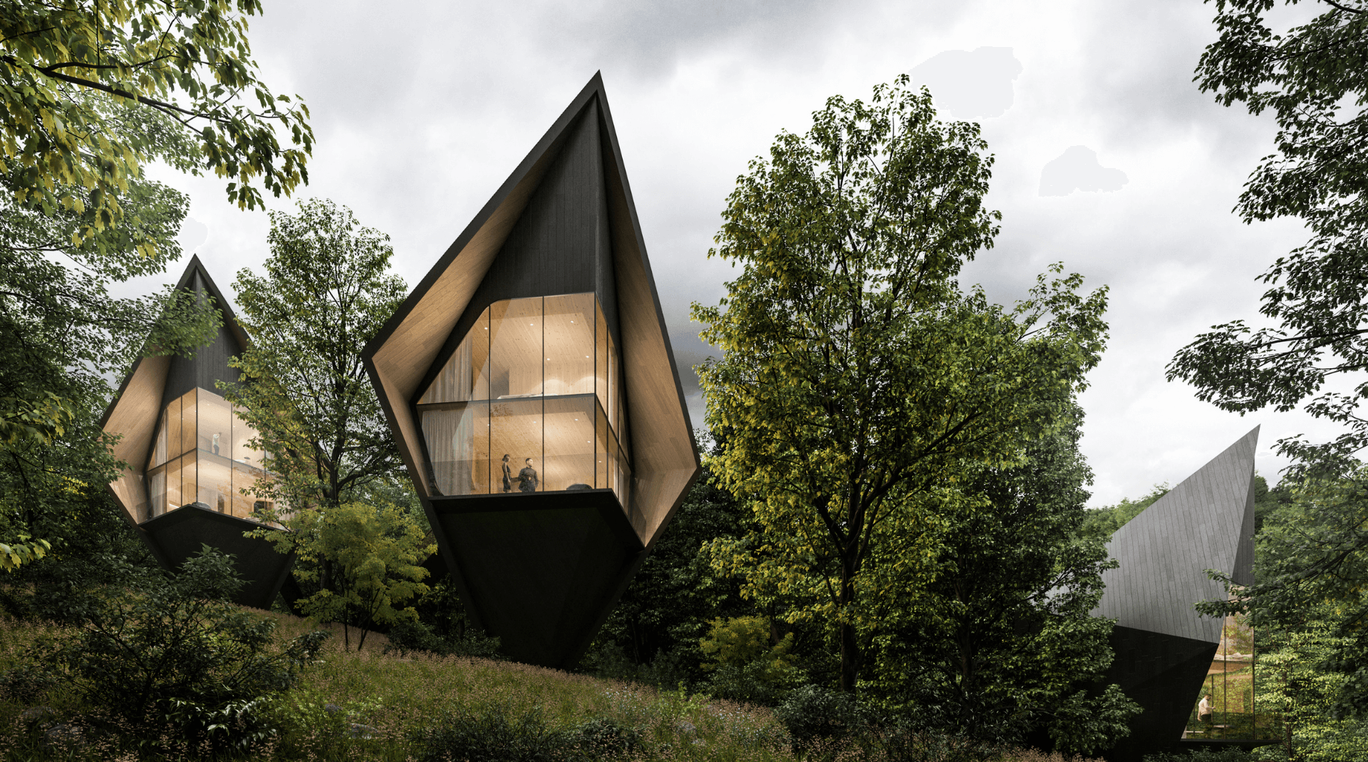Peter Pichler Architecture Tree Houses Frontansicht