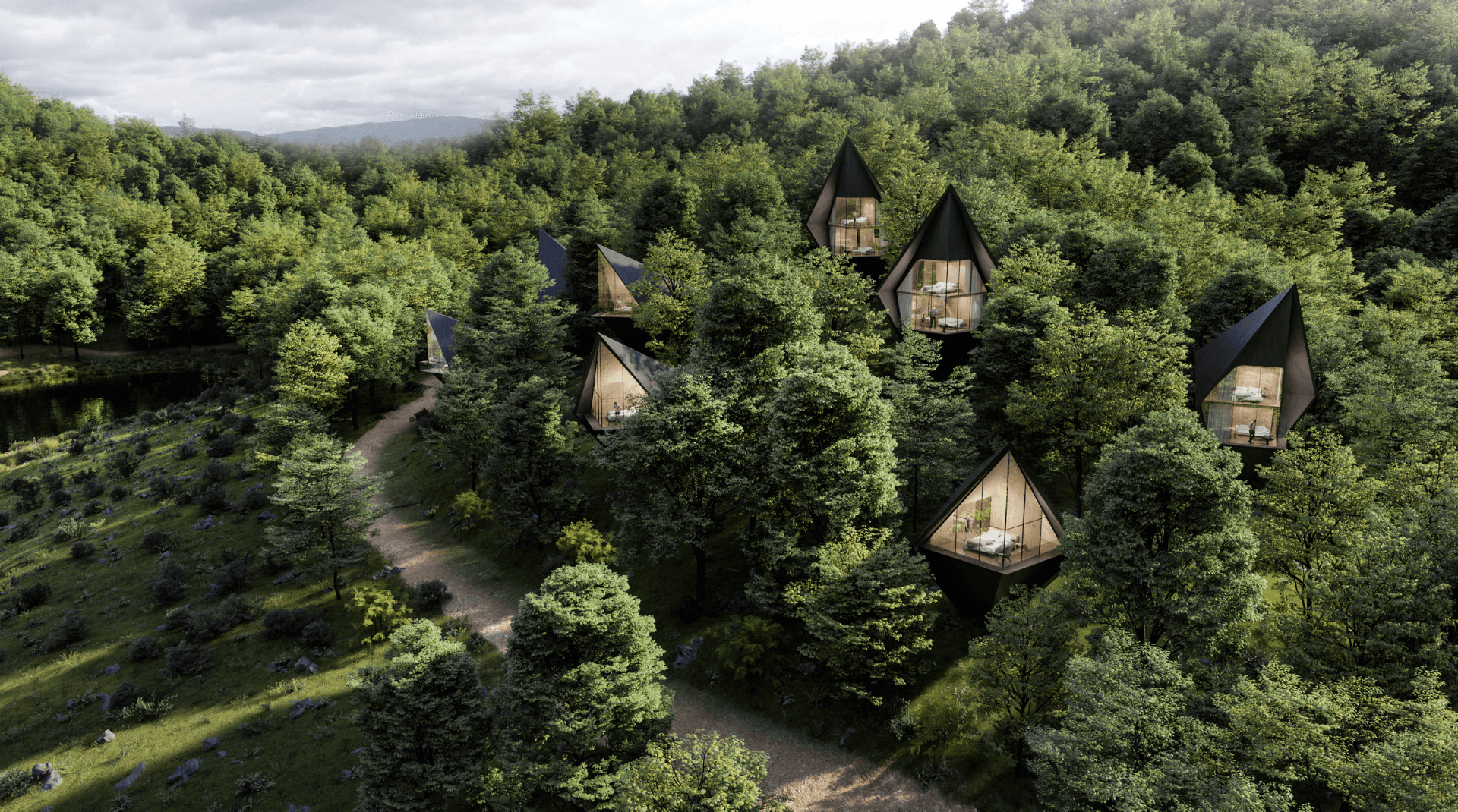 Peter Pichler Architecture Tree Houses Landschaft
